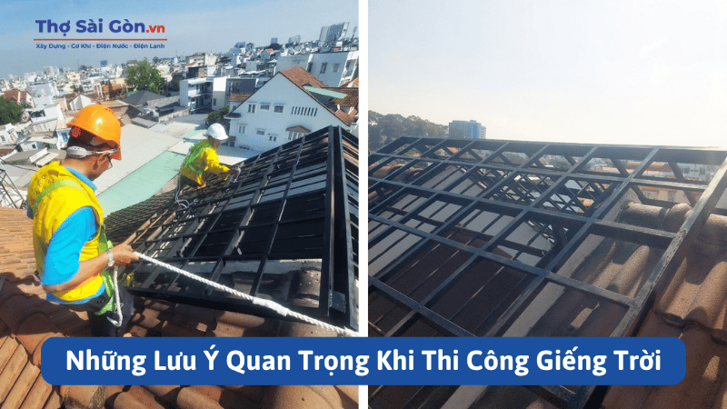 Những Lưu Ý Quan Trọng Khi Thi Công Giếng Trời