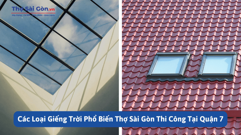 Thi Công Giếng Trời Tại Quận 7 – Báo Giá Trọn Gói 2 Các Loại Giếng Trời Phổ Biến Thợ Sài Gòn Thi Công Tại Quận 7