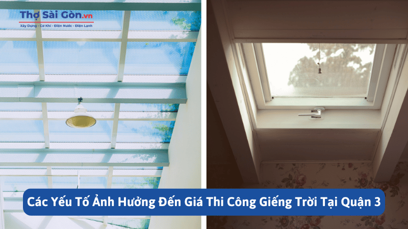 Các Yếu Tố Ảnh Hưởng Đến Giá Thi Công Giếng Trời Tại Quận 3