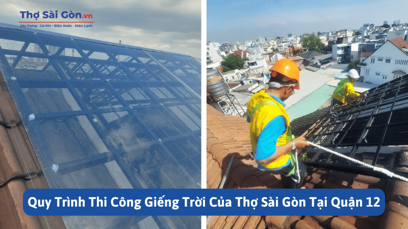 Thi Công Giếng Trời Tại Quận 12 – Báo Giá Chi Tiết 4 Quy Trình Thi Công Giếng Trời Của Thợ Sài Gòn Tại Quận 12