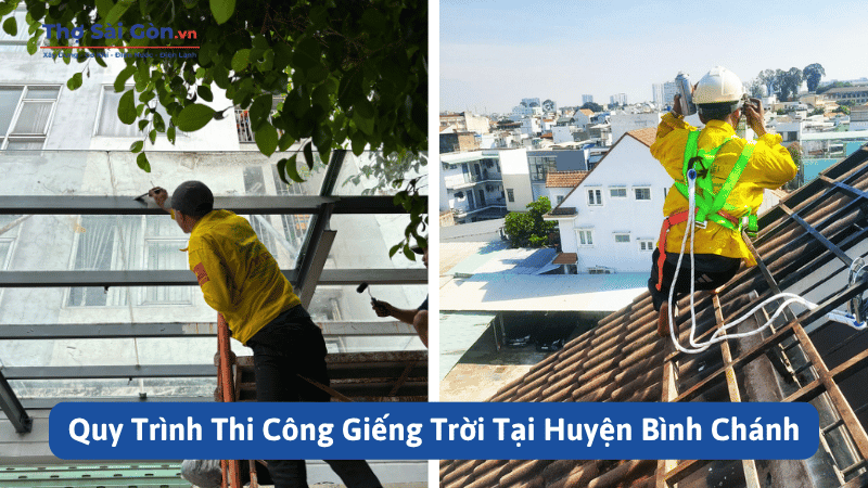 Quy Trình Thi Công Giếng Trời Tại Huyện Bình Chánh