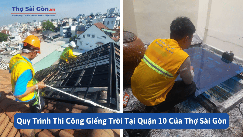 Thi Công Giếng Trời Tại Quận 10 – Báo Giá Trọn Gói 3 Quy Trình Thi Công Giếng Trời Tại Quận 10