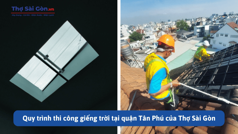 Thi Công Giếng Trời Tại Quận Tân Phú – Báo Giá Trọn Gói 4 Quy trình thi công giếng trời tại quận Tân Phú