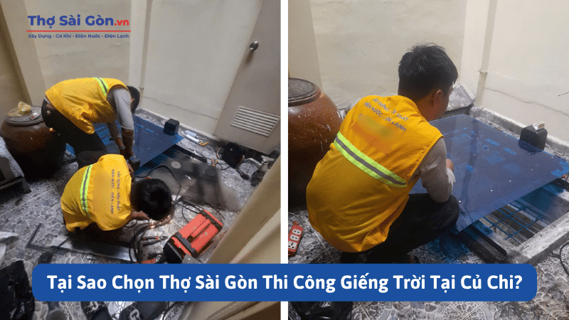 Tại Sao Chọn Thợ Sài Gòn Thi Công Giếng Trời Tại Củ Chi?