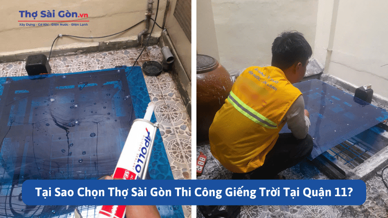 Thi Công Giếng Trời Tại Quận 11 – Báo Giá Trọn Gói 1