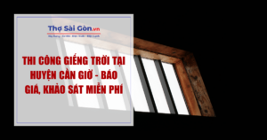 Thi Công Giếng Trời Tại Huyện Cần Giờ