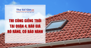Thi Công Giếng Trời Tại Quận 4