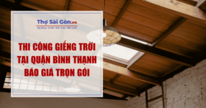 Thi Công Giếng Trời Tại Quận Bình Thạnh