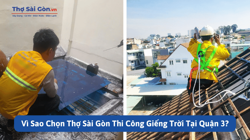 Vì Sao Chọn Thợ Sài Gòn Thi Công Giếng Trời Tại Quận 3?