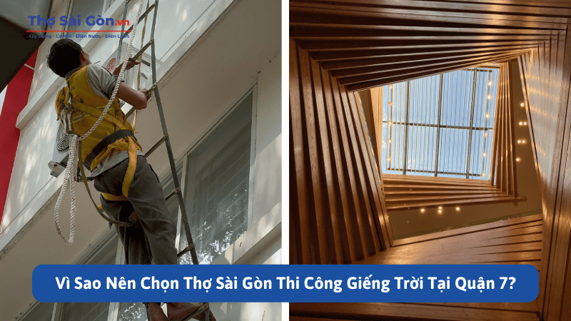 Thi Công Giếng Trời Tại Quận 7 – Báo Giá Trọn Gói 5 Vì Sao Nên Chọn Thợ Sài Gòn Thi Công Giếng Trời Tại Quận 7?