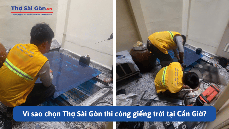 Vì sao chọn Thợ Sài Gòn thi công giếng trời tại Cần Giờ?