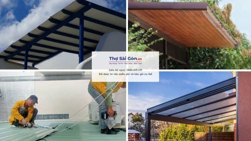 5 loại mái hiên phù hợp cho nhà phố Quận 1