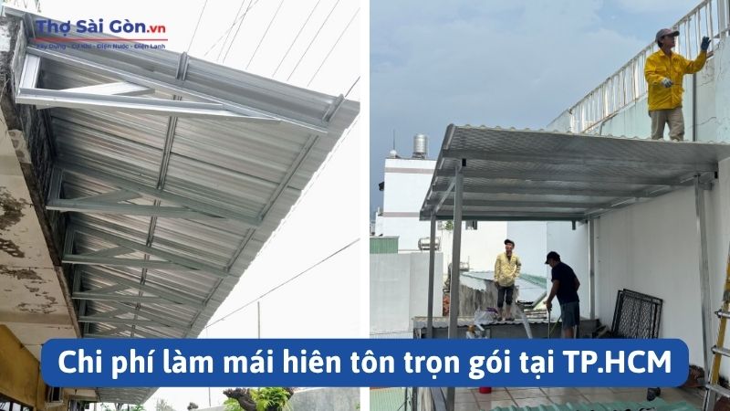 Làm Mái Hiên Tôn: Quy Trình, Chi Phí Và Cách Chọn Loại Tôn Phù Hợp 2