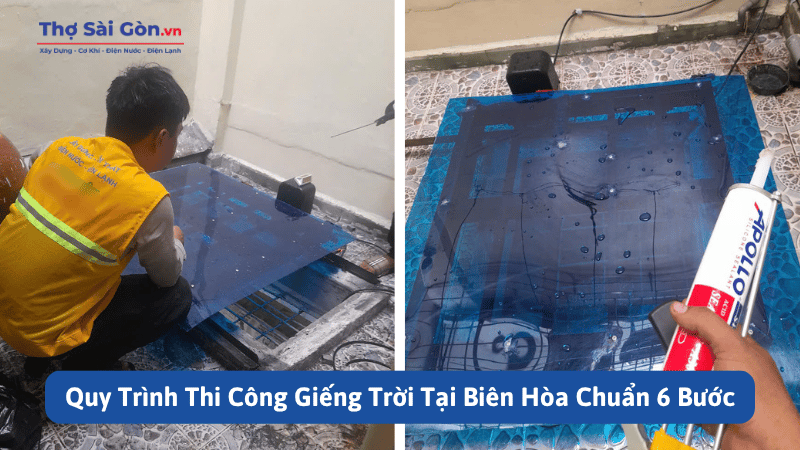 Quy Trình Thi Công Giếng Trời Tại Biên Hòa