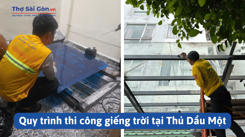 Thi Công Giếng Trời Tại Thủ Dầu Một – Uy Tín, Đúng Kỹ Thuật 3 Quy trình thi công giếng trời tại Thủ Dầu Một