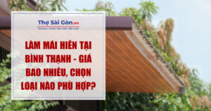Làm mái hiên tại Bình Thạnh