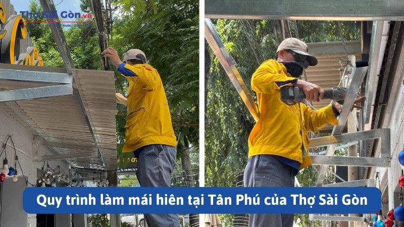 Làm Mái Hiên Tại Tân Phú: Giá Mới Nhất & Cách Chọn Loại Phù Hợp 3 Quy trình làm mái hiên tại Tân Phú