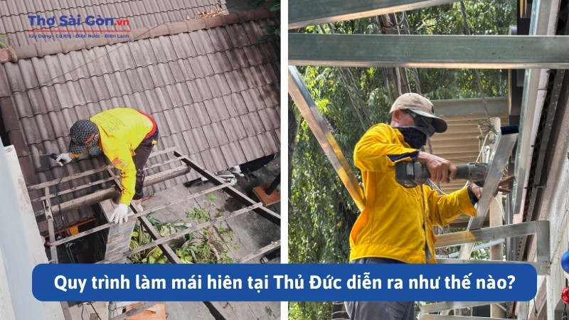 Làm Mái Hiên Tại Thủ Đức: Giá Thi Công Và Cách Chọn Thợ Uy Tín 3 Quy trình làm mái hiên tại Thủ Đức diễn ra như thế nào?
