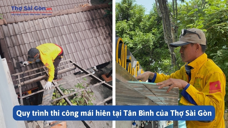 Làm Mái Hiên Tại Tân Bình - Báo Giá & Tư Vấn Chi Tiết 3 Quy trình thi công mái hiên tại Tân Bình