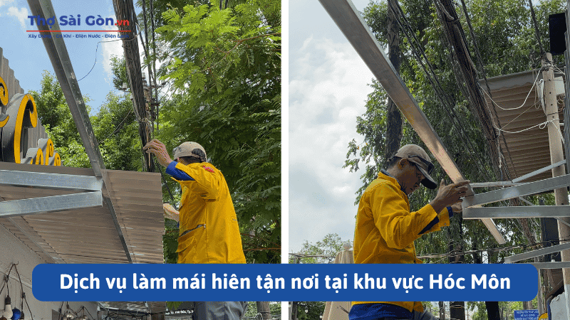 Làm mái hiên tại Hóc Môn – Thi công chắc chắn, phù hợp từng công trình 4 Dịch vụ làm mái hiên tận nơi tại khu vực Hóc Môn