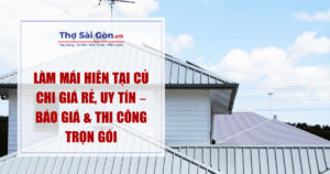 Làm Mái Hiên Tại Củ Chi