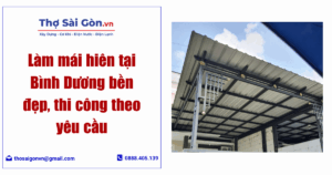 Làm mái hiên tại Bình Dương