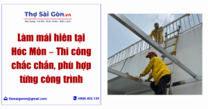 Làm mái hiên tại Hóc Môn