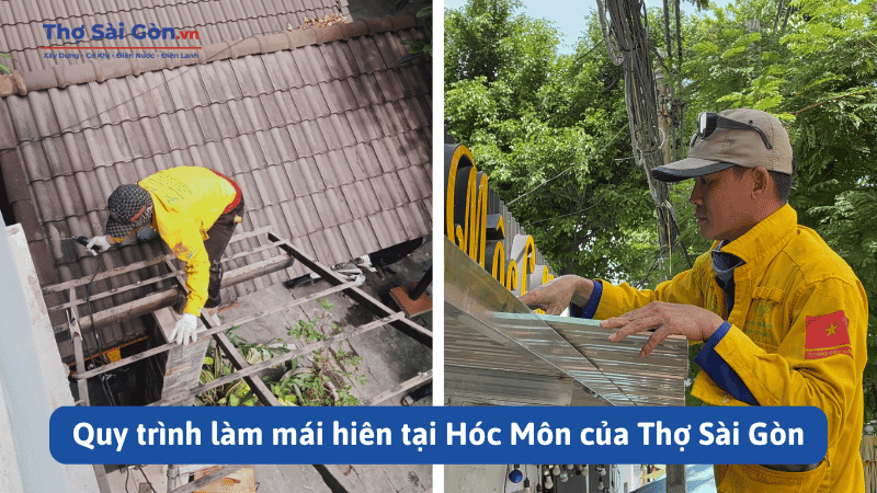 Làm mái hiên tại Hóc Môn – Thi công chắc chắn, phù hợp từng công trình 3 Quy trình làm mái hiên tại Hóc Môn của Thợ Sài Gòn
