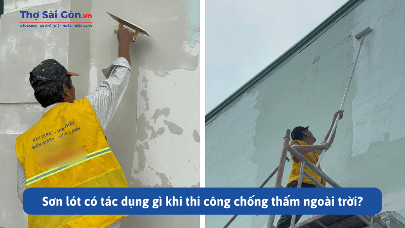 Sơn chống thấm ngoài trời có cần sơn lót không? Giải đáp chi tiết 2